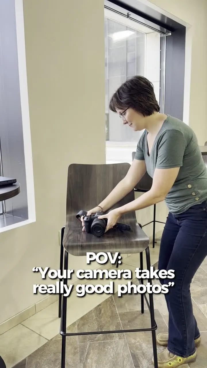Behind the camera